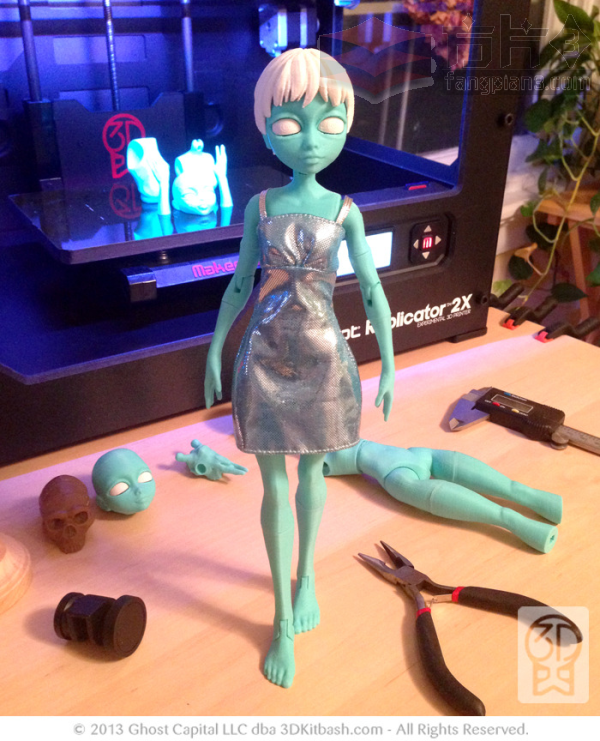 QUIN3D打印娃娃