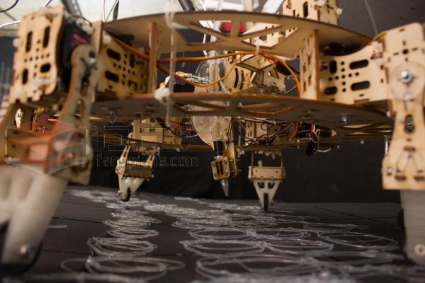 Geoweaver 6足3D打印机器人
