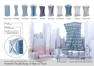 3d打印高层建筑外观设计