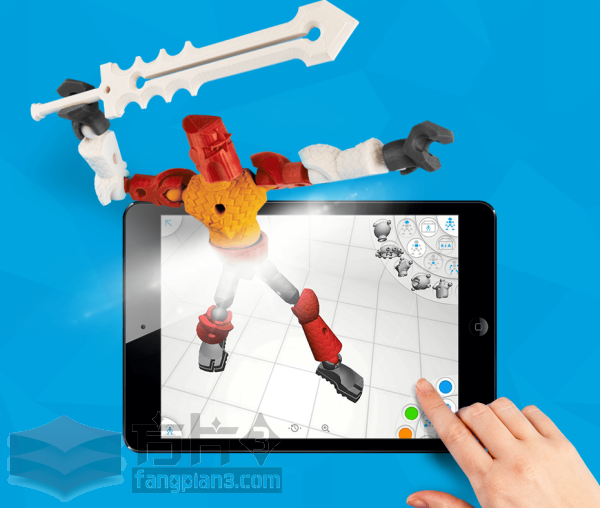 乐高式3D打印玩具Modio