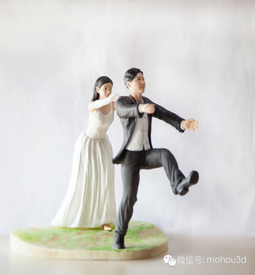 诺研3D打印网3D打印结婚人偶：一生为你描眉