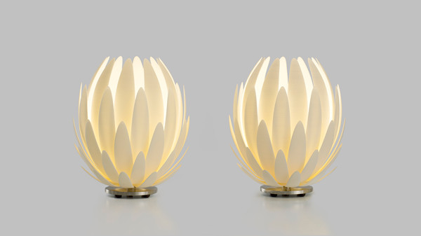 Lily Light：3	D打印莲花灯，美出新高度（文末附模型下载）